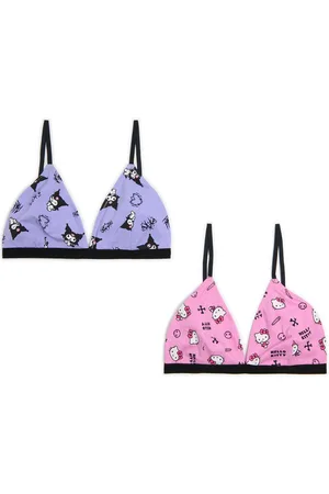Cropp 2 balení podprsenek Hello Kitty and Kuromi