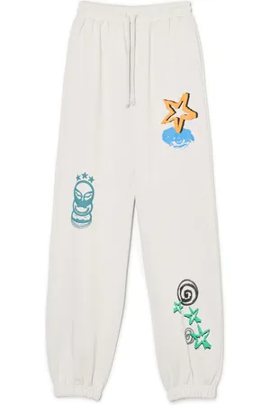 Cropp Tepláky JOGGERS s potiskem