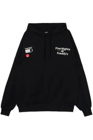 Cropp Černá mikina s kapucí Five Nights at Freddy