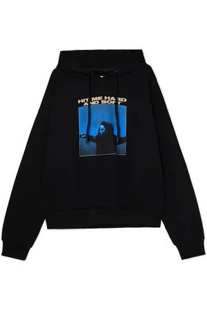 Cropp Černá mikina s kapucí a potiskem Billie Eilish