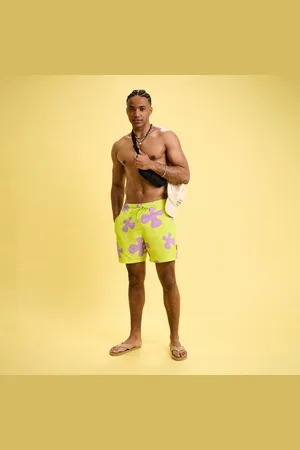 Cropp Koupací šortky s celoplošným potiskem SpongeBob SquarePants