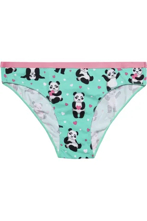 Dědoles Kalhotky dámské Panda a srdíčka