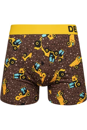 Dědoles Pánské boxerky Stavební stroje