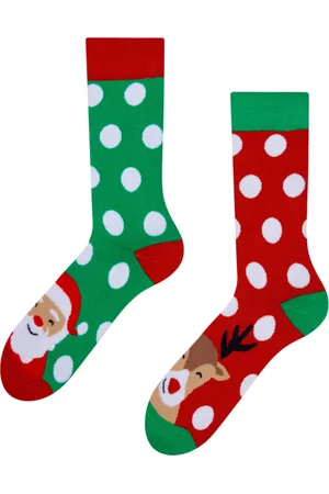 Dědoles Teplé ponožky Santa a Rudolf