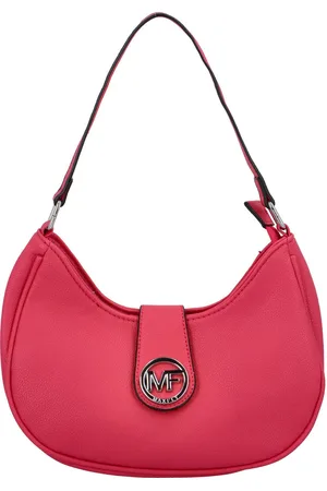 MaxFly Elegantní dámská kabelka do ruky Ruby, výrazná růžová