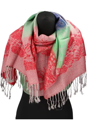 Cashmere Elegantní dámská zimní šála Eleonora, královská - světle - červená