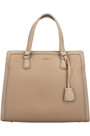 David Jones Trendy koženková dámská kabelka do ruky Bettina, tmavě