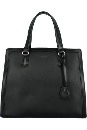 David Jones Trendy koženková dámská kabelka do ruky Bettina, černá