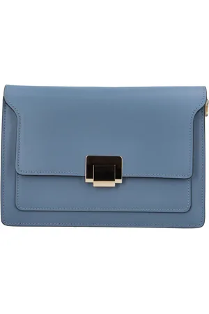 Delami Vera Pelle Dámská malá kožená crossbody Aida, jeans