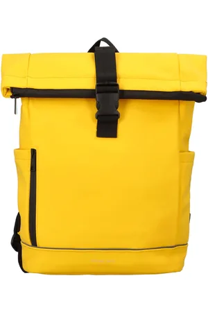Daniel Ray Trendy studentský roll-top batoh Servalen, žlutá