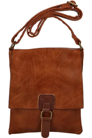 Paolo Bags Trendová dámská koženková crossbody Hugo, světle