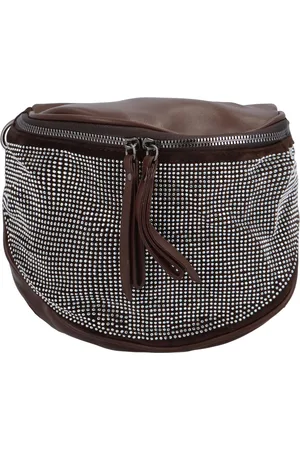 Turbo Dámská mladistvá koženková crossbody ledvinka Enrigue, tmavě