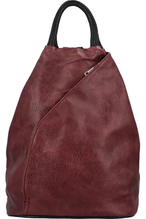 L&H Trendy dámský koženkový batůžek Soleina, vínová