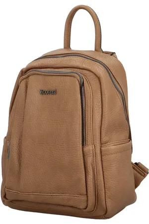 Coveri Trendy dámský koženkový kabelko-batoh Kaisa, khaki