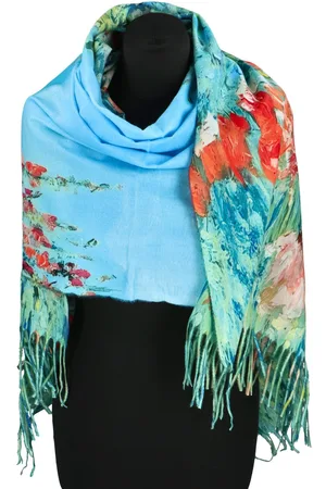 Cashmere Módní dámská šála Winifre, květy 2