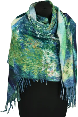 Cashmere Módní dámská šála Winifre, modrozelený