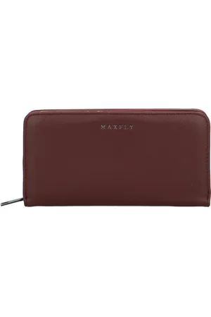 MaxFly Trendy dámská koženková peněženka Gelbert, tmavě vínová