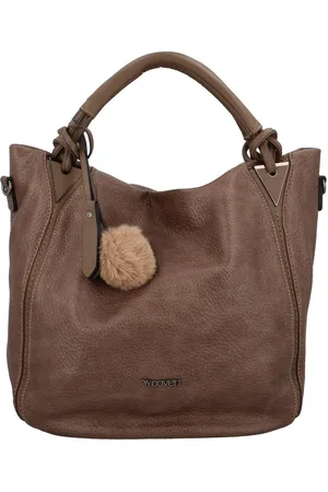 Coveri Trendy dámská koženková kabelka Chanttal, taupe