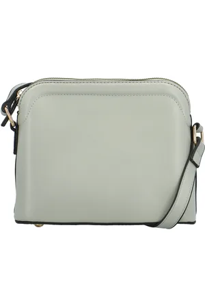 MaxFly Trendy dámská koženková crossbody kabelka Dagoma, šedá