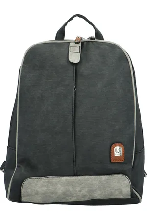 L&H Trendy dámský koženkový batoh Timotheus, černošedý