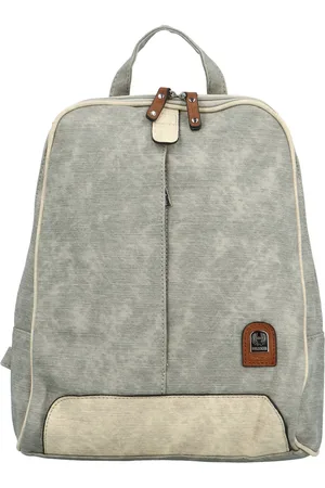 L&H Trendy dámský koženkový batoh Timotheus, šedý