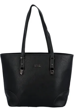 Coveri Stylová dámská koženková shopper taška Patiens, černá