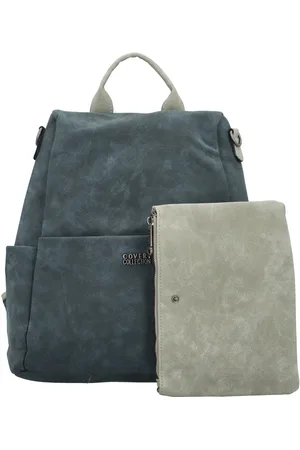 Coveri Trendy dámský koženkový kabelko-batoh Laionel new, modrý