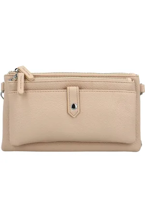 MaxFly Stylová malá crossbody kabelka Perlla new, pudrová