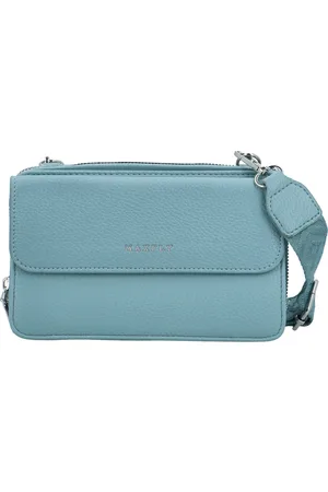 MaxFly Trendy dámská koženková crossbody peněženka Radola, džínově