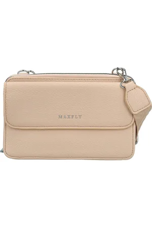 MaxFly Trendy dámská koženková crossbody peněženka Radola, růžová