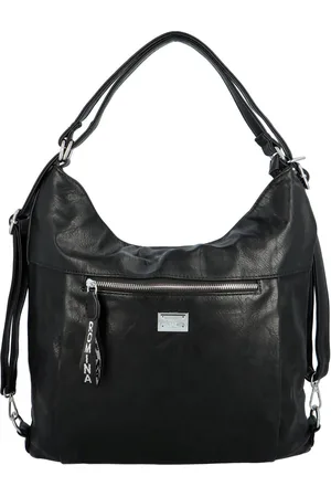 Romina   Co. Bags Stylový dámský koženkový kabelko-batoh Stafania, černý