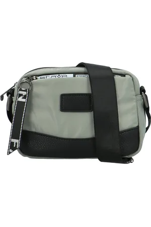 Firenze Stylová sportovní crossbody kabelka Gissela new, šedá