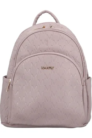 MaxFly Trendy dámský koženkový batoh Skylla, fialový