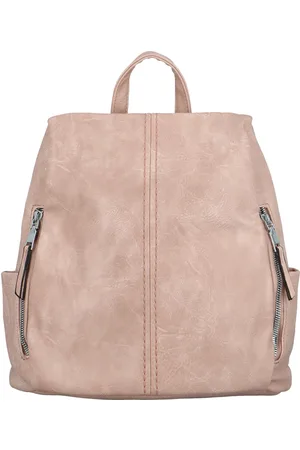 JGL Trendy dámský koženkový kabelko-batoh Tabita, růžový
