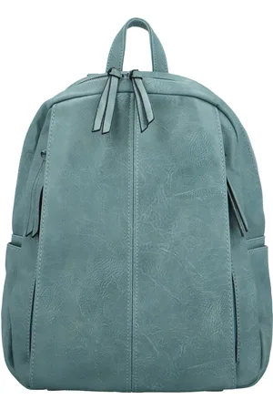 URBAN STYLE Stylový dámský koženkový kabelko/batoh Cedra new, džínově modrý