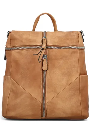 Turbo Trendy dámský koženková batoh Lively, hnědý
