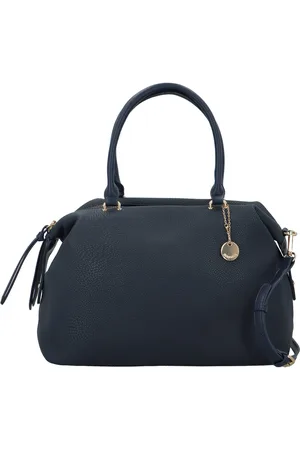 Diana&co Trendy dámská koženková kabelka do ruky Azzurra, tmavě modrá