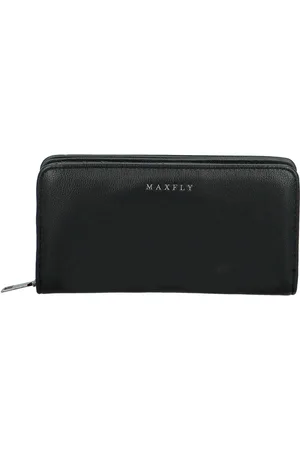 MaxFly Trendy dámská koženková peněženka Gelbert, černá