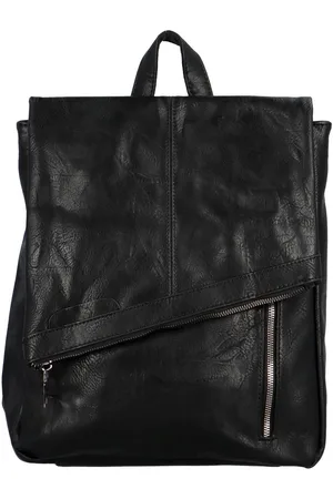INT COMPANY Trendy dámský koženkový kabelko-batůžek Alphonse, černý