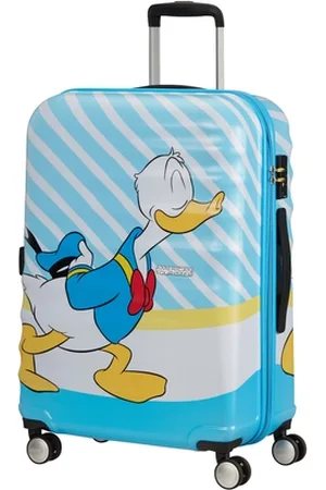 American Tourister AT Dětský kufr Wavebreaker Disney Spinner 67/26 Donald Blue Kiss, 47 x 26 x 67 (85670/8661)