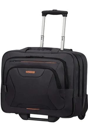 American Tourister AT Kufr - mobilní kancelář 15.6" At Work Black/Orange, 44 x 23 x 38 (88533/1070)