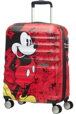 American Tourister AT Dětský kufr Wavebreaker Disney Spinner 55/20 Cabin Mickey Comics Red, 40 x 20 x 55 (85667/6976)