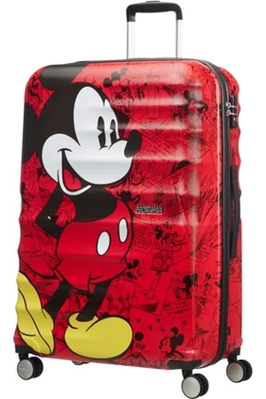 American Tourister AT Dětský kufr Wavebreaker Disney Spinner 77/29 Mickey Comics Red, 52 x 29 x 77 (85673/6976)