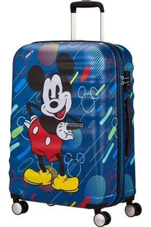 American Tourister AT Dětský kufr Wavebreaker Disney Spinner 67/26 Mickey Future Pop, 47 x 26 x 67 (85670/9845)
