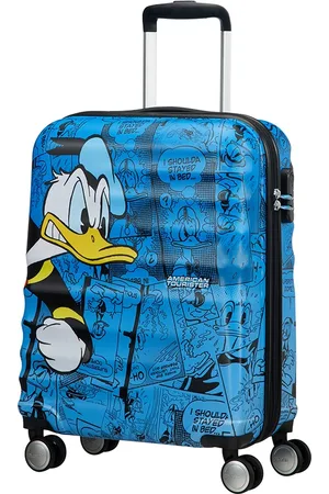 American Tourister AT Dětský kufr Wavebreaker Disney Spinner 55/20 Cabin Donald Duck, 40 x 20 x 55 (85667/5278)