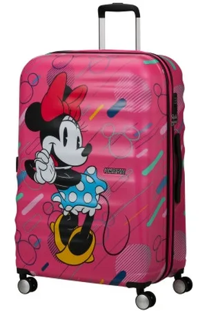 American Tourister AT Dětský kufr Wavebreaker Disney Spinner 77/29 Minnie Future Pop, 52 x 29 x 77 (152584/9846)