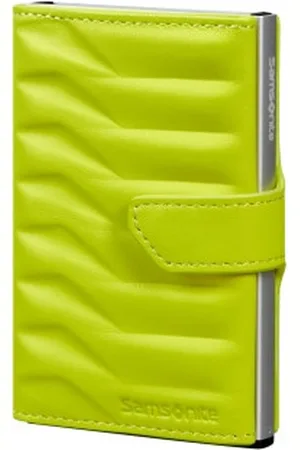 Samsonite Pouzdro na karty Proxis Alu Fit Lime, 7 x 2 x 10 (151926/1515)