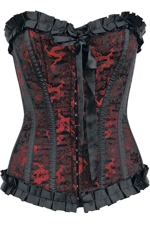 Burleska Korzet z Lily Hook Red Dragon
