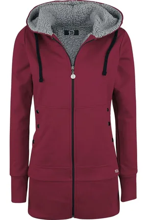 RED by EMP Mikina s kapucí na zip z Warped