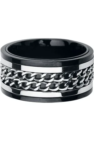 etNox hard and heavy Prsten Gotika z - Dvouřadý řetízek Unisex